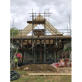 New Hand Cut Roof Timbers